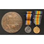 WW1 British Medal Group to 07167 Pte Henry Cyril Bradbury, Army Ordnance Corps comprising of Death