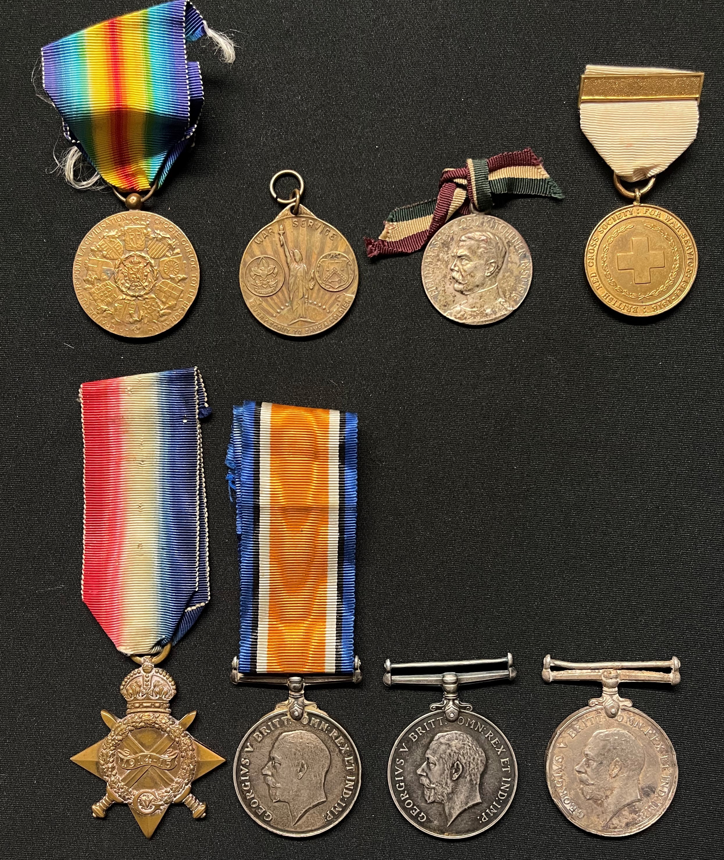 WW1 British Medal Collection comprising of: 1914-15 Star to A2991 W Forbes, SMN, RNR with ribbon: