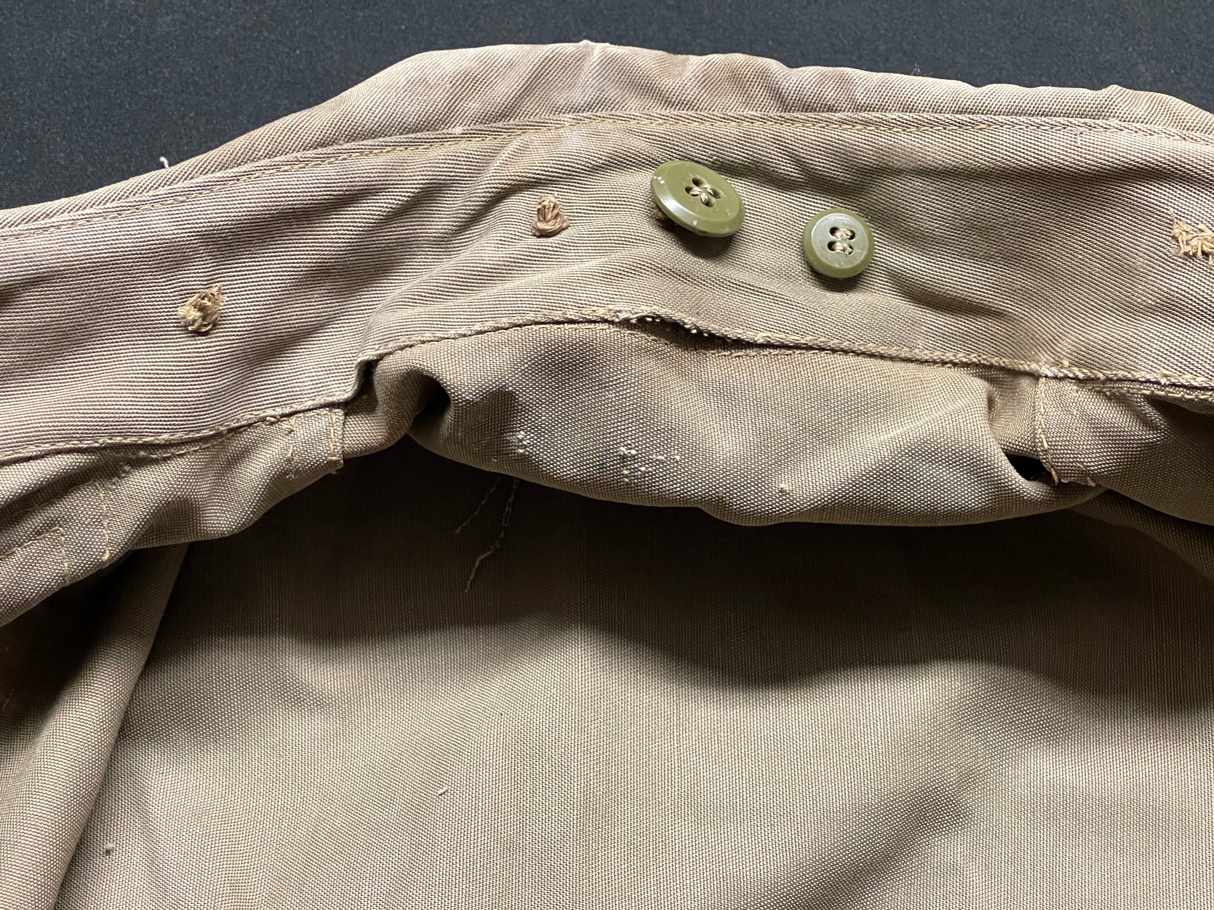 WW2 British RAF Sidcot Flying Suit. Size 4. In need of repairs to shoulders and front pockets and - Image 4 of 13