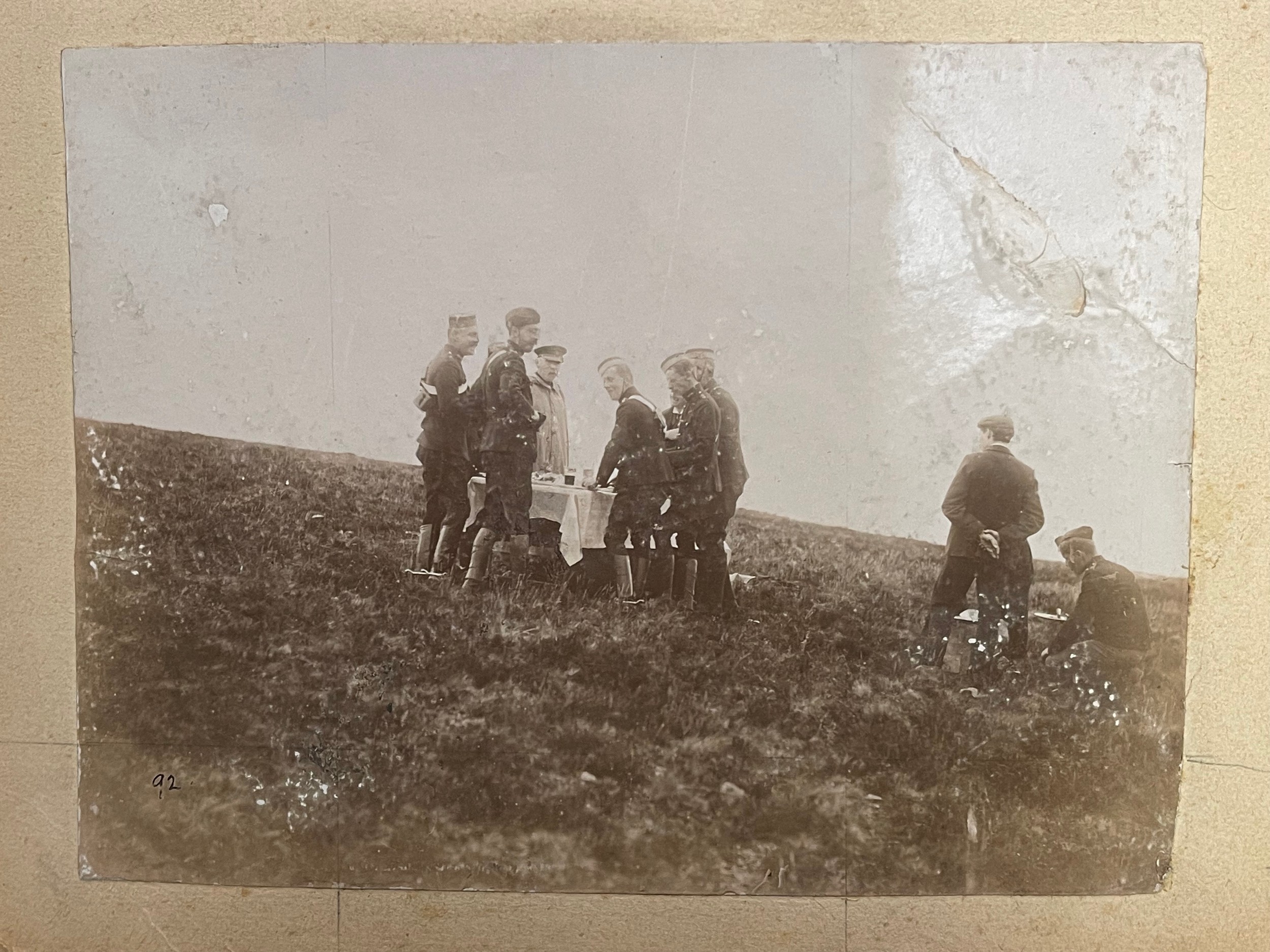 Pre WW1 British Royal Artillery Photo Album. Large original album size 42cm x 32cm containing - Image 12 of 14