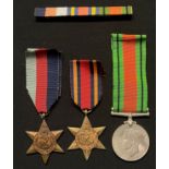 WW2 British Medal Group comprising of 1939-45 Star, Burma Star and Defence Medal complete with