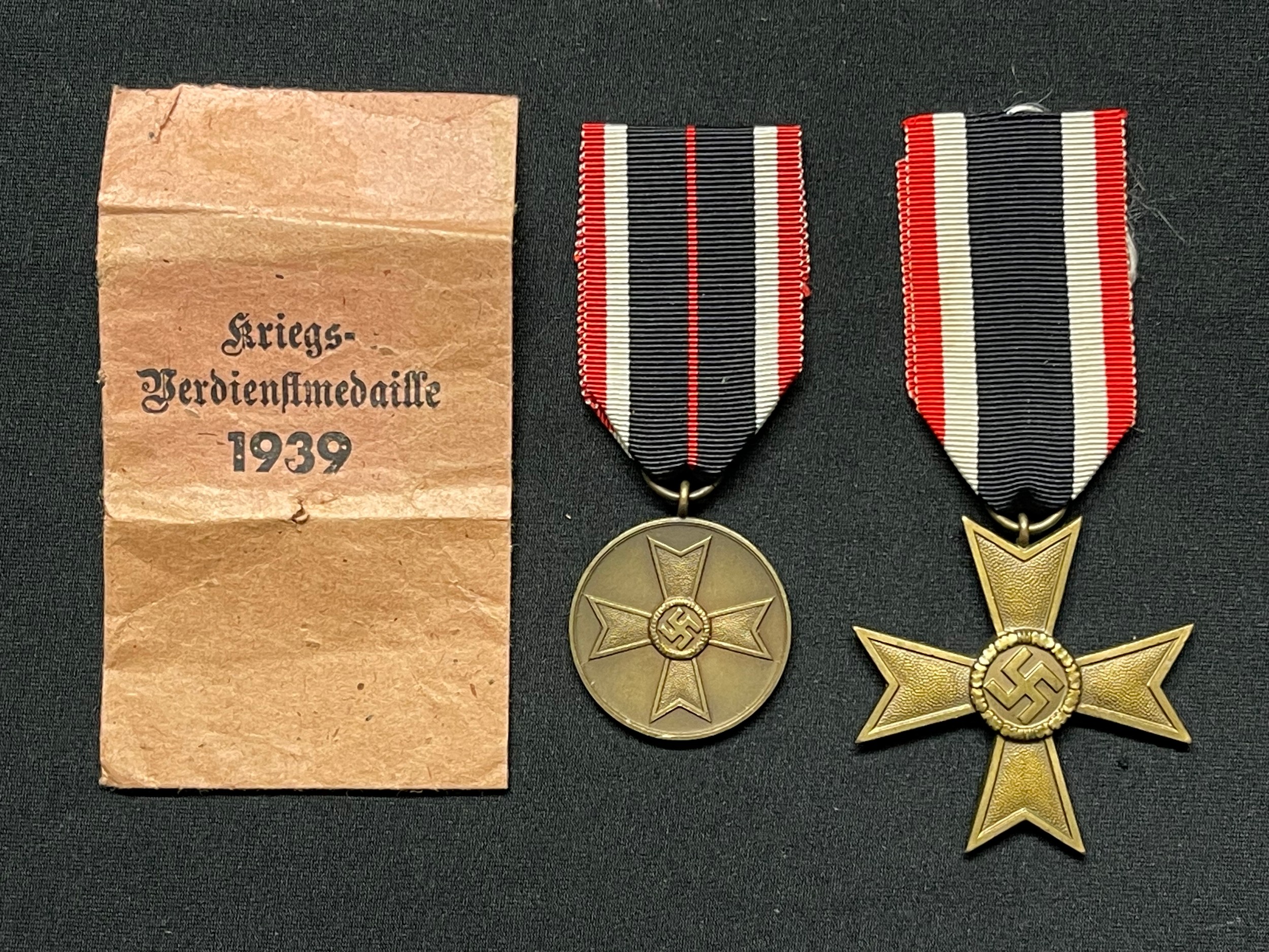WW2 Third Reich Kriegsverdienstkreuz 2.Klasse ohne Schwerter - War Merit Cross 2nd Class without