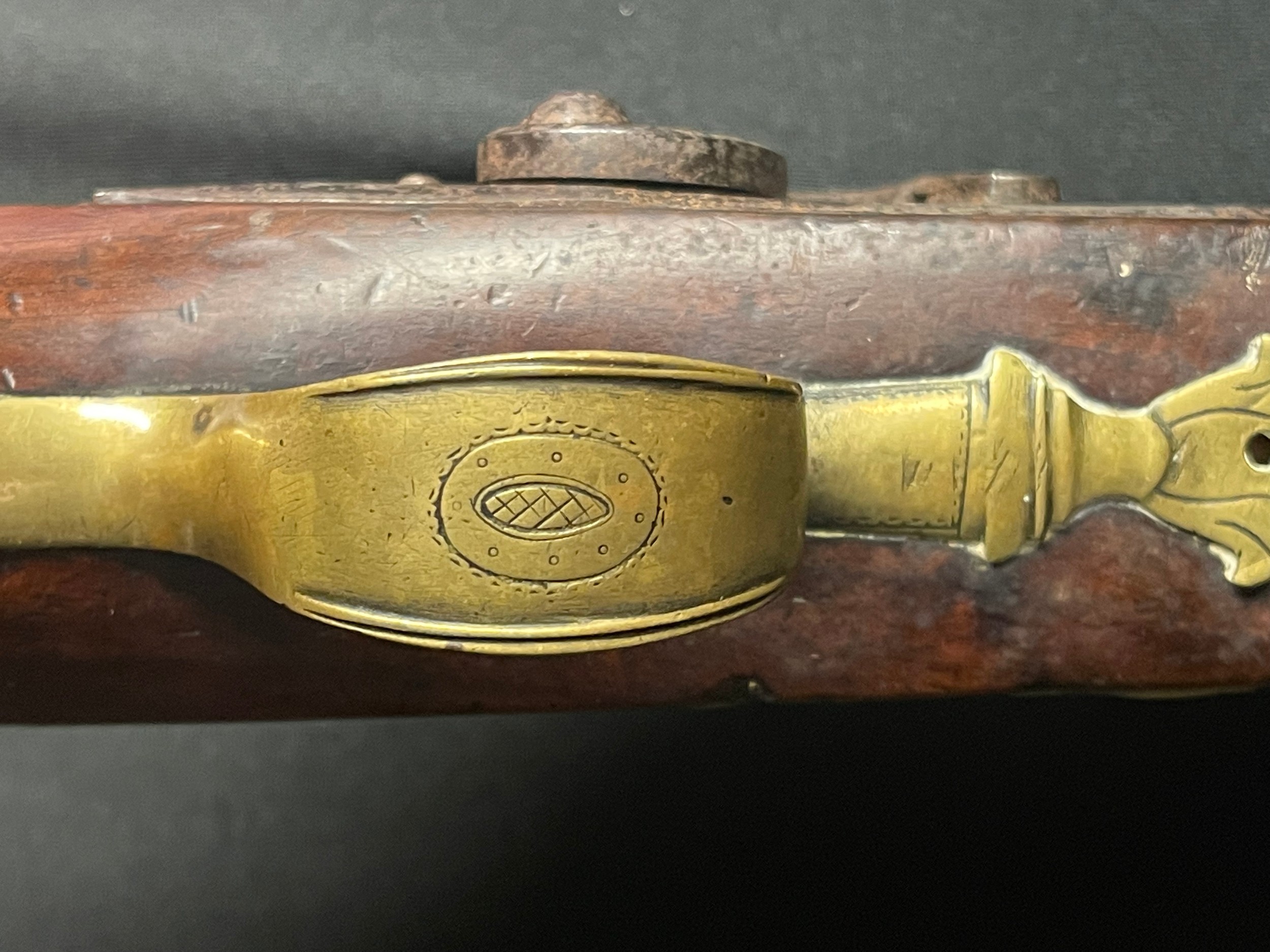 Percussion cap pistol with 190mm long barrel. Bore approx. 16mm. English Proof marks. Action will - Image 8 of 19