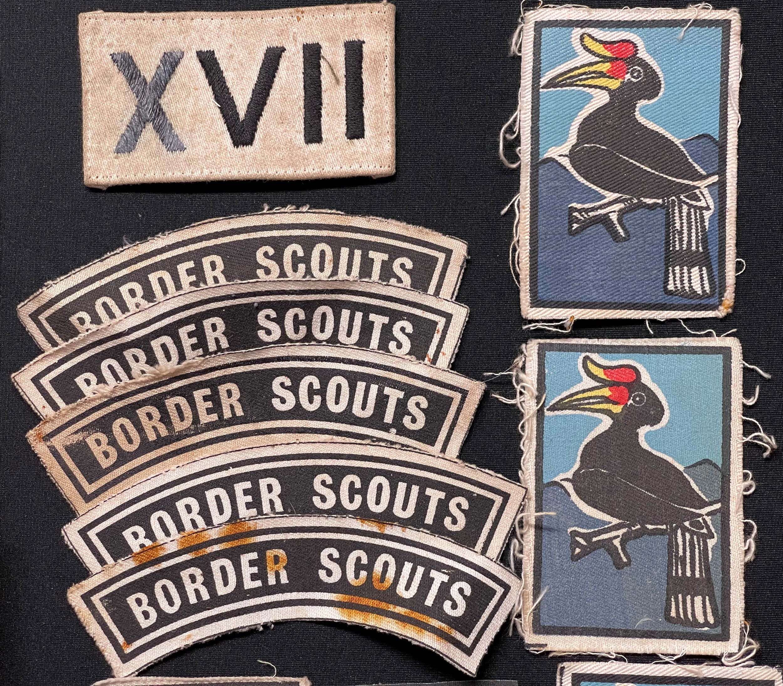 Malaya & Borneo Campaign collection comprising of: printed cloth insignia for the Border Scouts, - Image 4 of 11