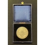 WW2 Third Reich cased Reichsnahrstand non portable award for Landesbauernschaft Weser-Ems . Complete