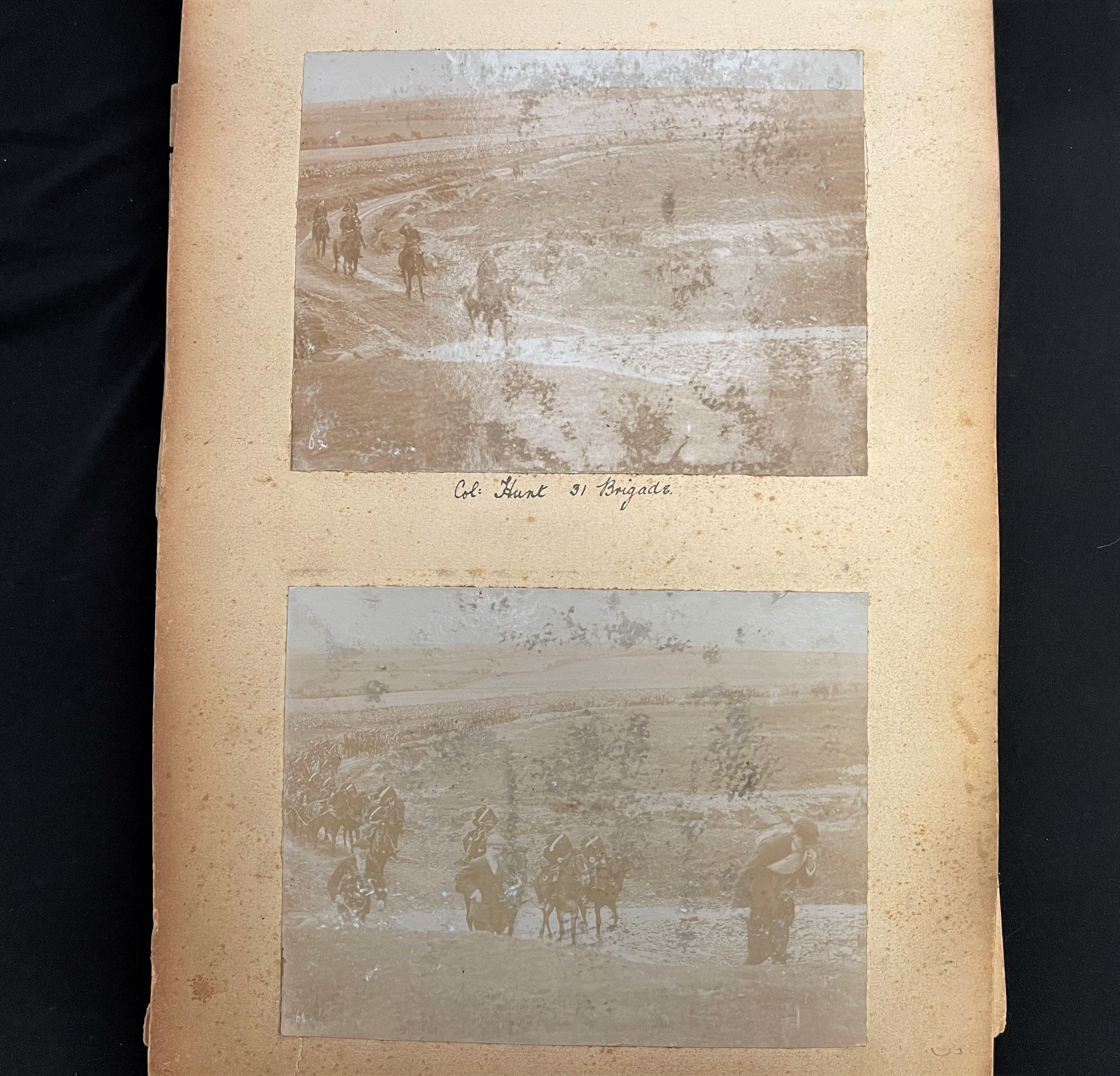 Pre WW1 British Royal Artillery Photo Album. Large original album size 42cm x 32cm containing - Image 2 of 14