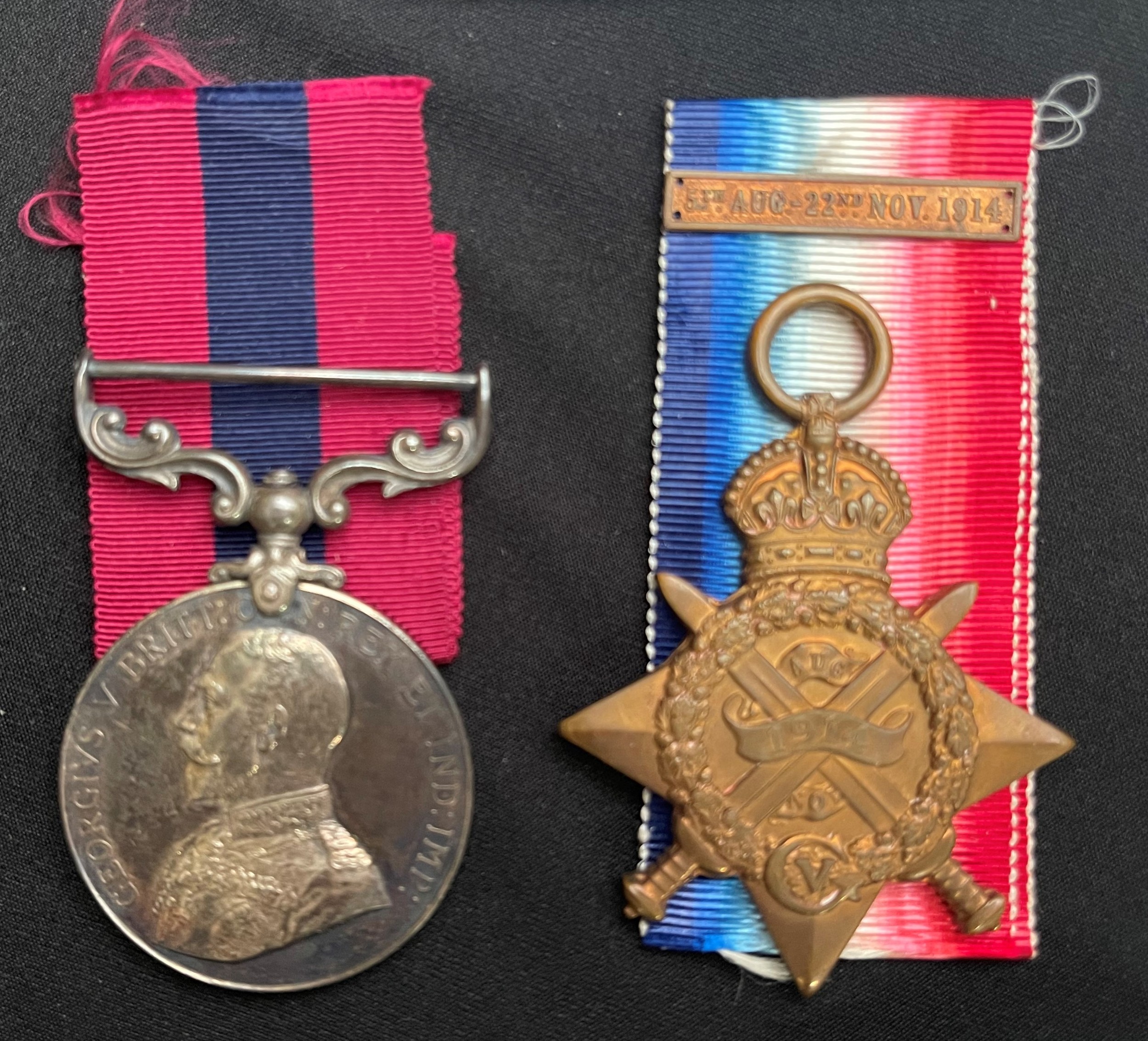 WWI British Distinguished Conduct Medal group comprising of GR V DCM, Death Plaque, 1914 Star - Image 11 of 17