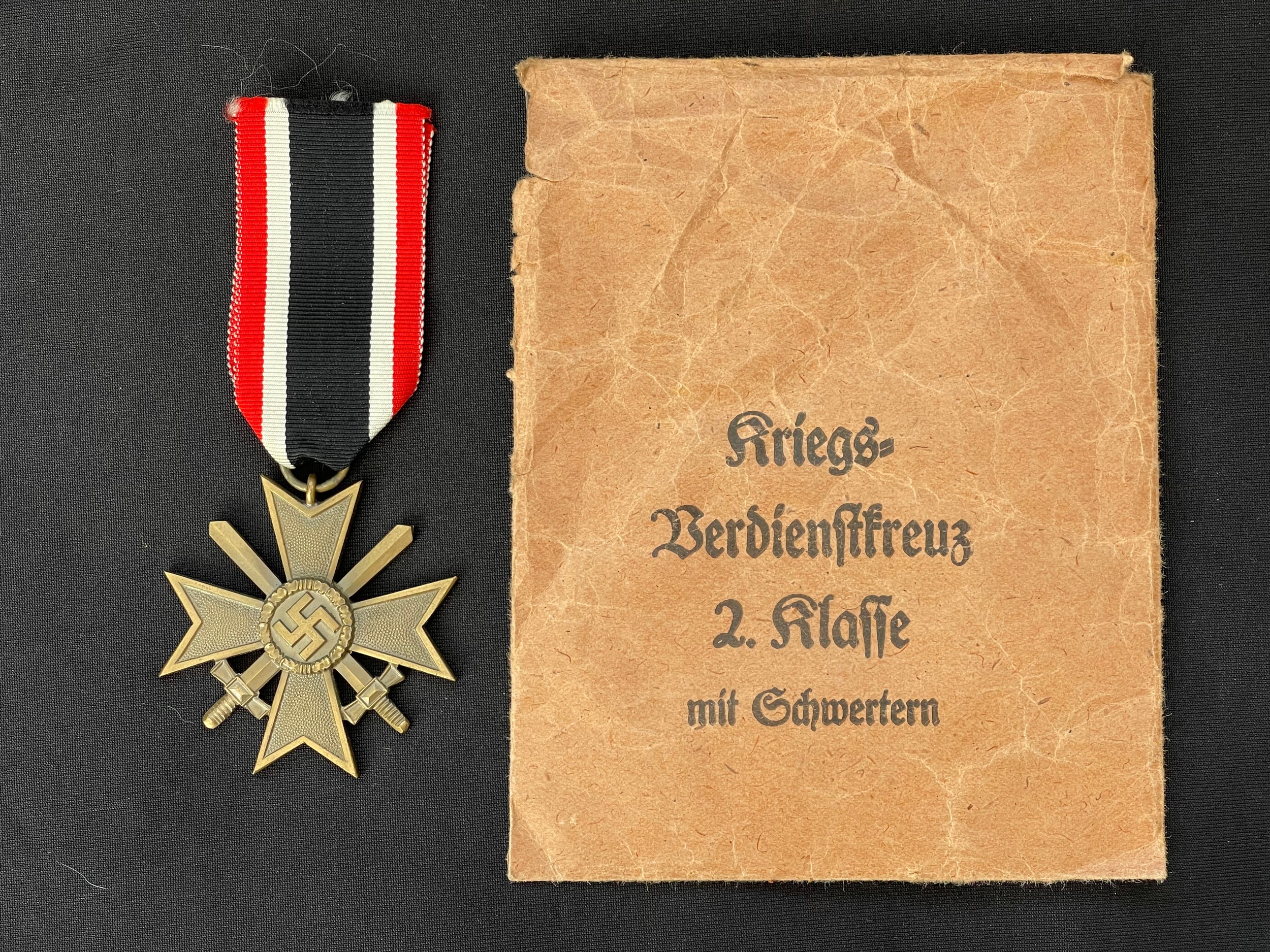WW2 Third Reich WW2 Third Reich Kriegsverdienstkreuz 2.Klasse mit Schwertern - War Merit Cross 2nd