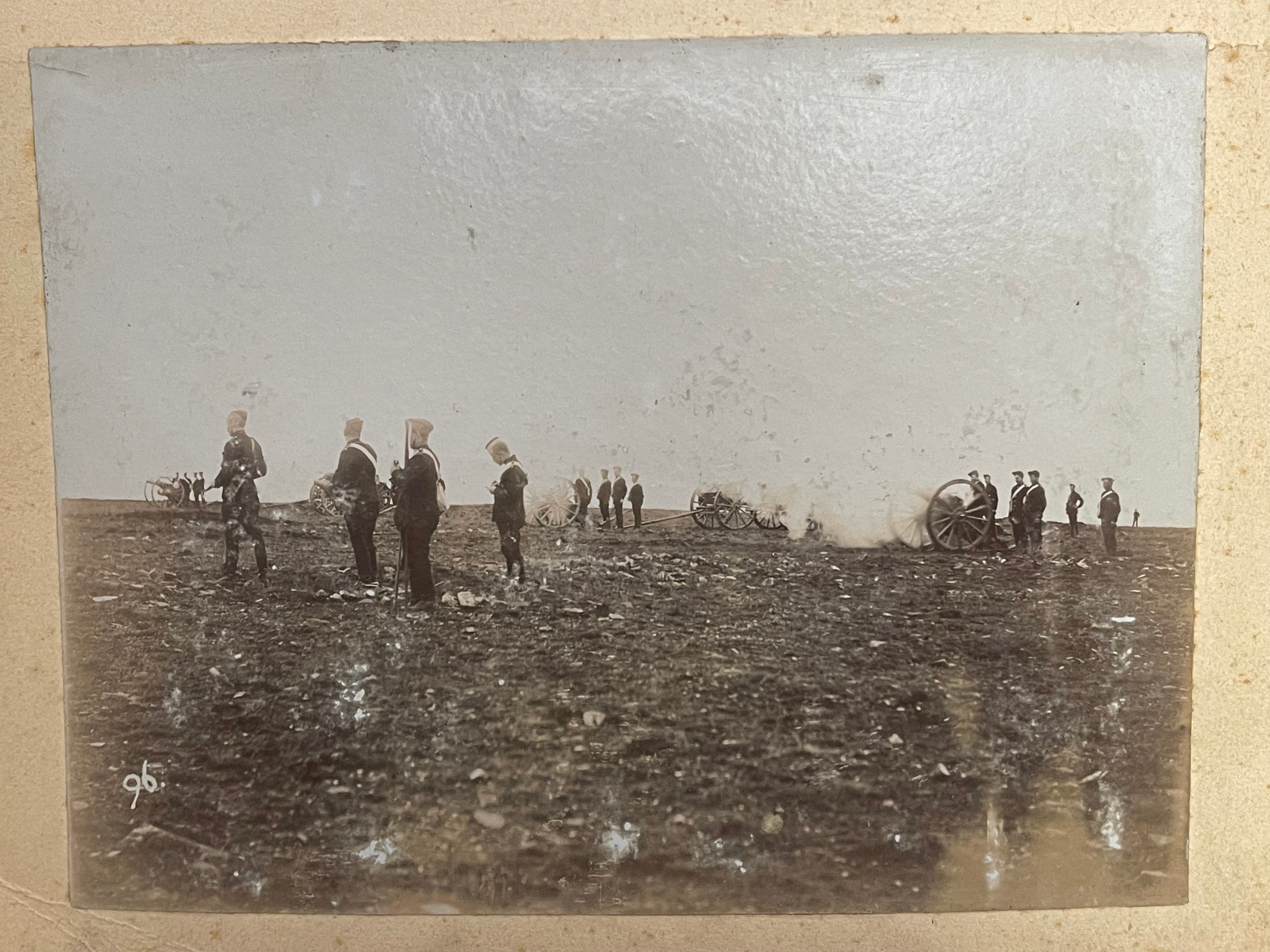 Pre WW1 British Royal Artillery Photo Album. Large original album size 42cm x 32cm containing - Image 13 of 14