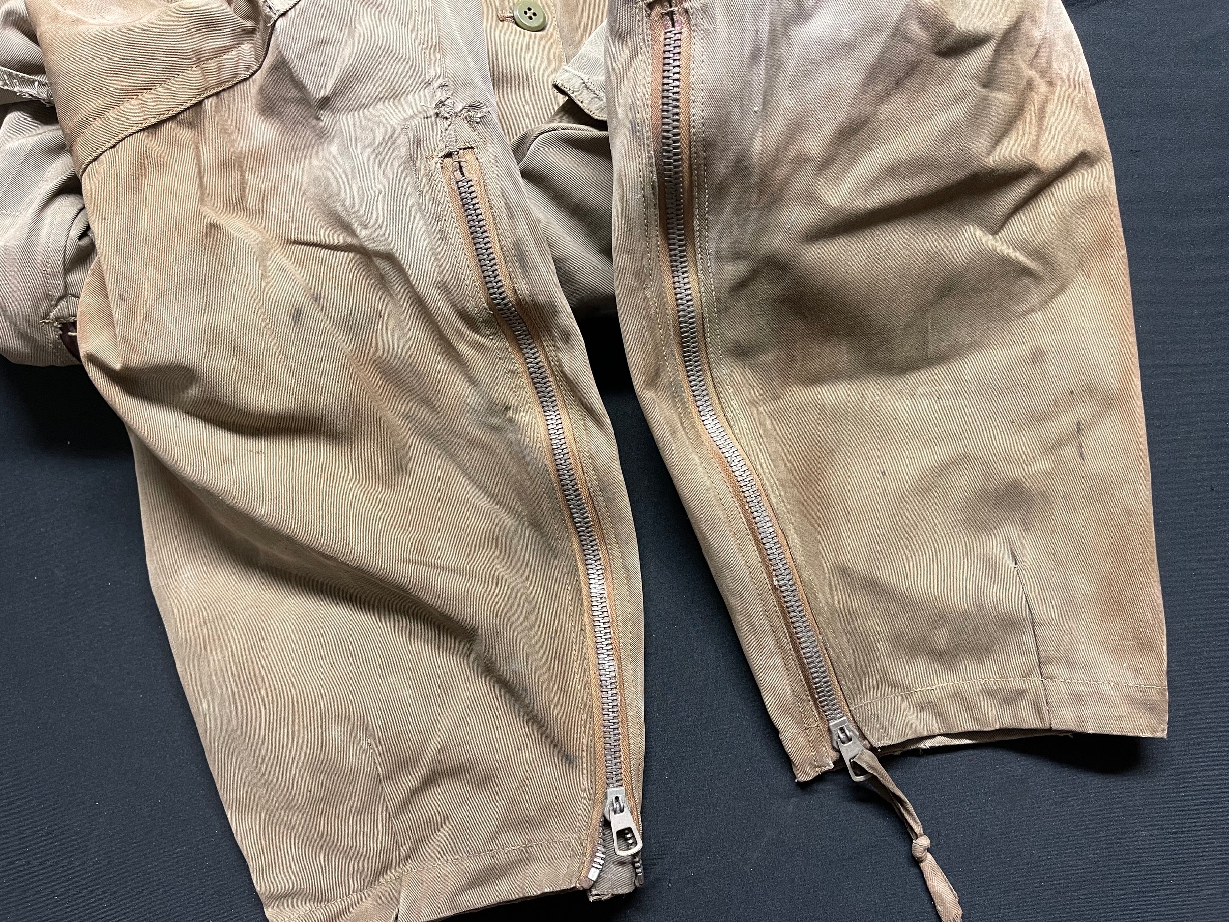 WW2 British RAF Sidcot Flying Suit. Size 4. In need of repairs to shoulders and front pockets and - Image 13 of 13