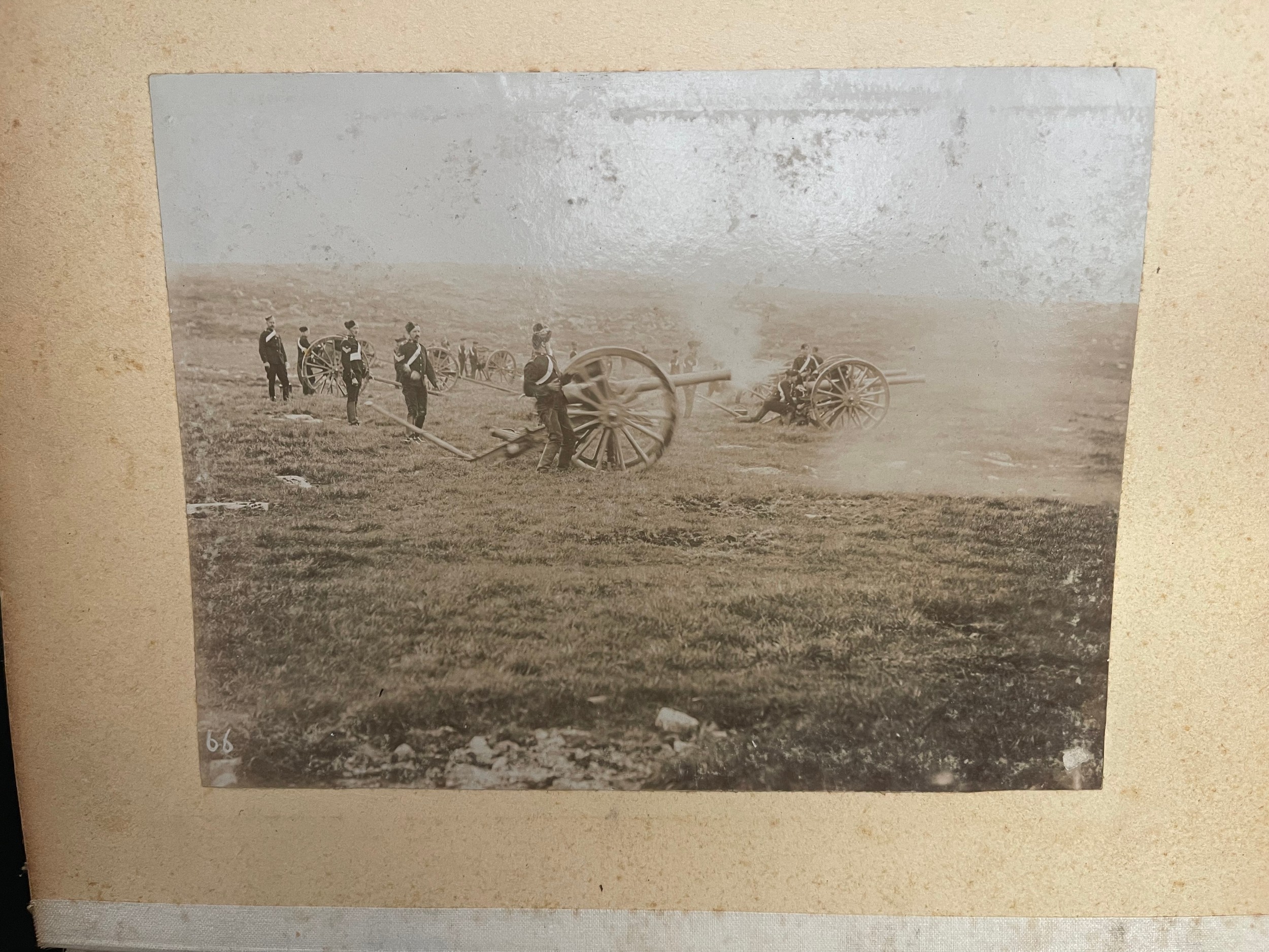 Pre WW1 British Royal Artillery Photo Album. Large original album size 42cm x 32cm containing - Image 3 of 14