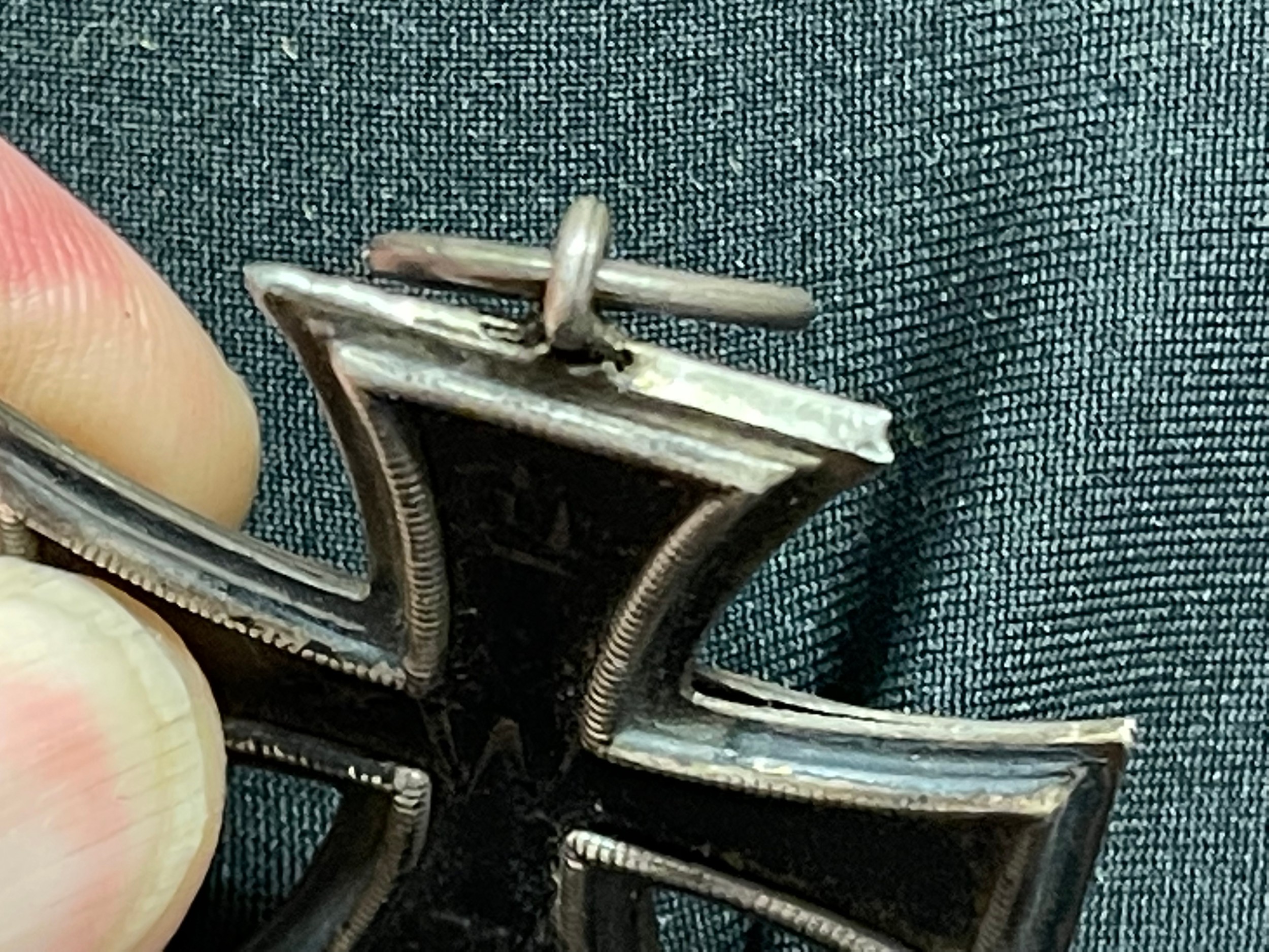 WW1 Imperial German Iron Cross 2nd class 1914. Maker marked to ring "KO". No ribbon. - Image 4 of 6
