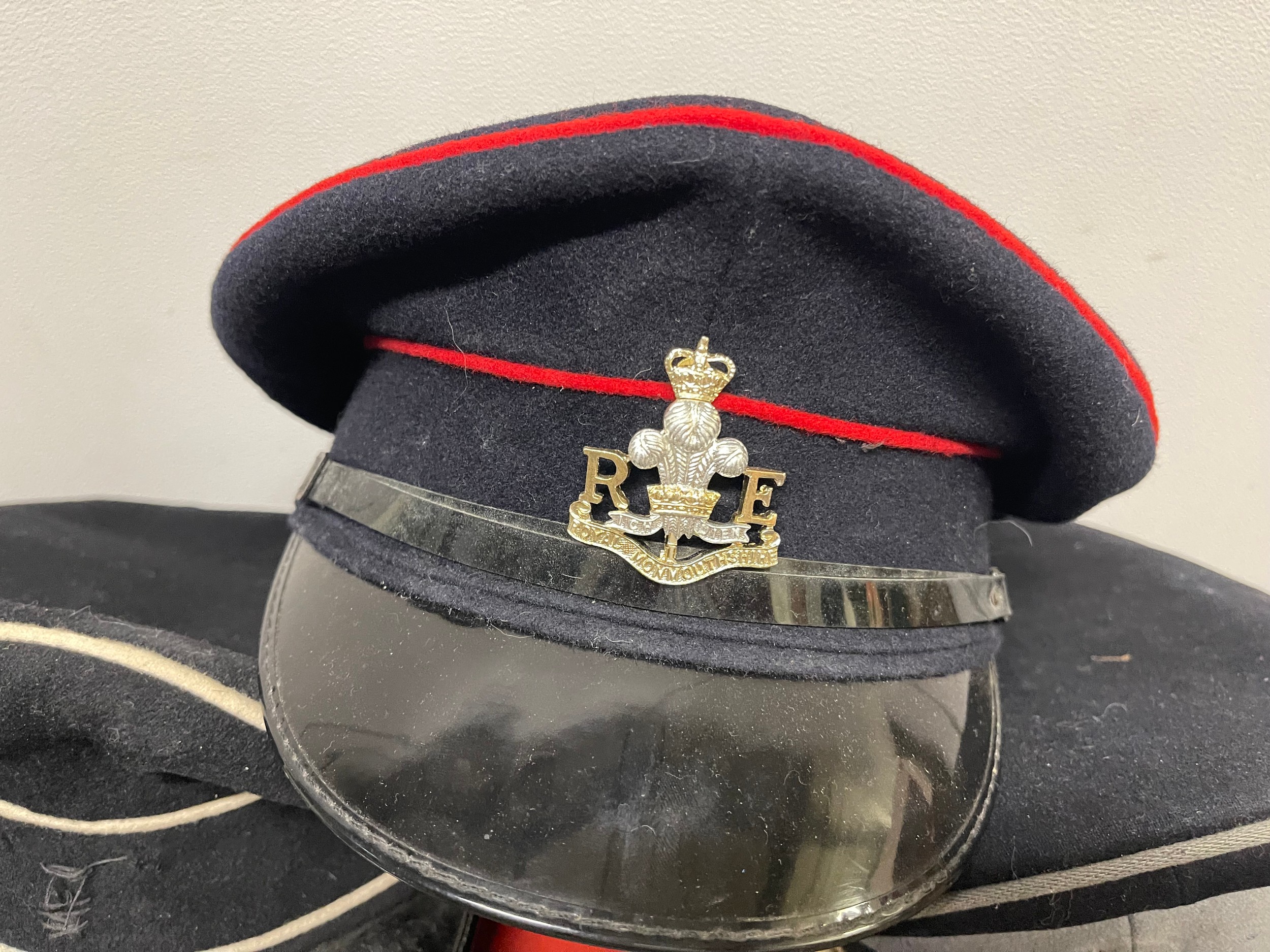 A collection of British Service Dress Caps: General Staff Officers Cap with bullion wire cap badge - Image 2 of 7