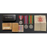 WW2 British RAF Medal Group to Leonard Reginald Thornhill comprising of War Medal and Defence