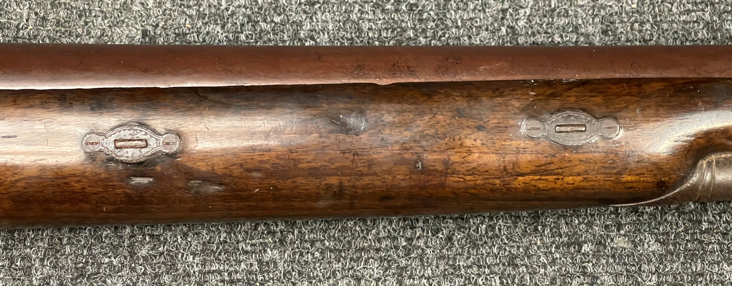 9 Bore Percussion Cap Muzzle Loading Single Barrel Shotgun with 101cm long barrel. No makers mark or - Image 14 of 17