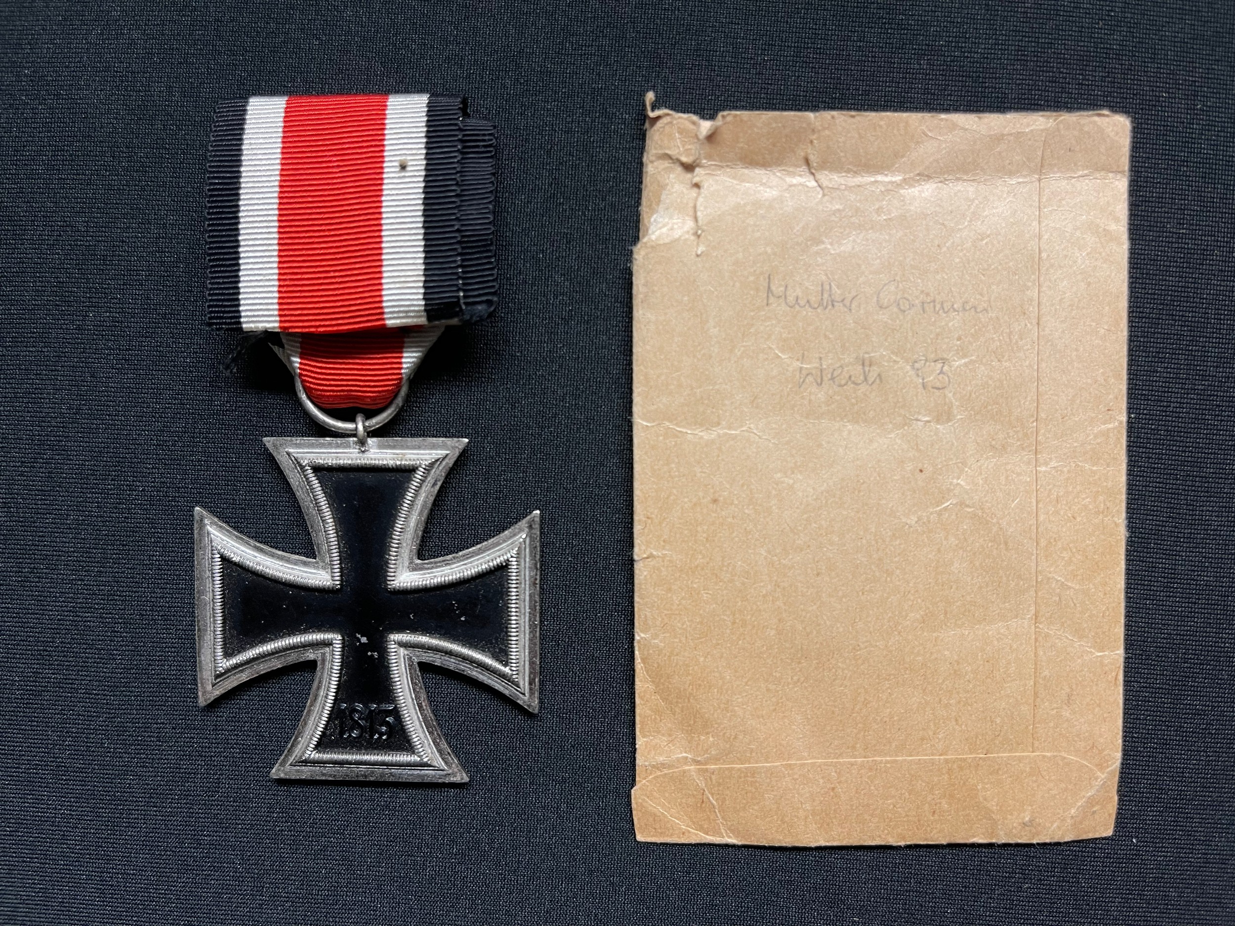 WW2 Third Reich Eisernes Kreuz 2. Klasse. Iron Cross 2nd class 1939. No maker mark. Complete with - Image 2 of 4