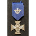 WW2 Third Reich Polizei Dienstauszeichnung 2. Stufe (18 Jahre) - Police Long Service Award 2nd Class