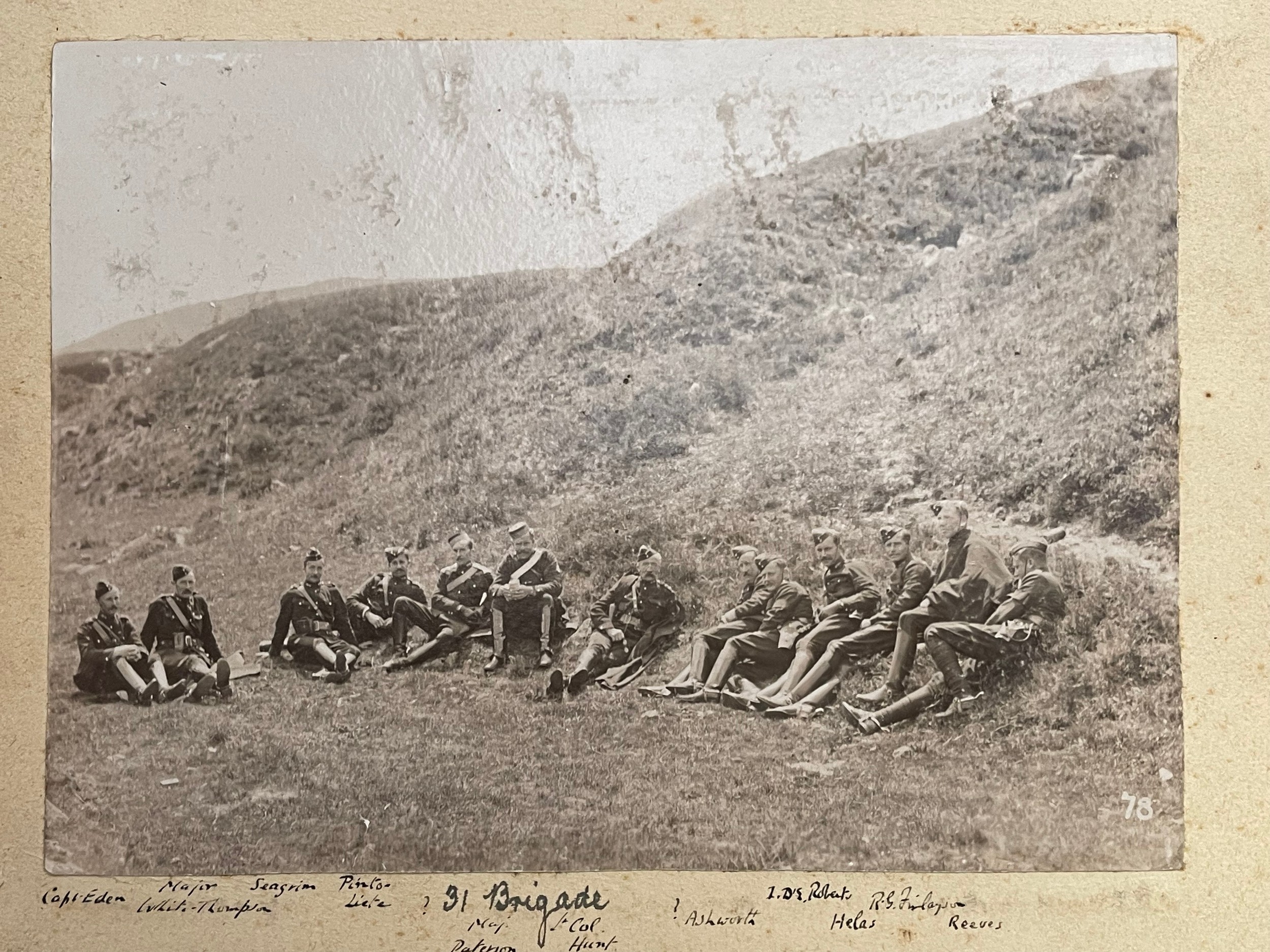 Pre WW1 British Royal Artillery Photo Album. Large original album size 42cm x 32cm containing - Image 9 of 14