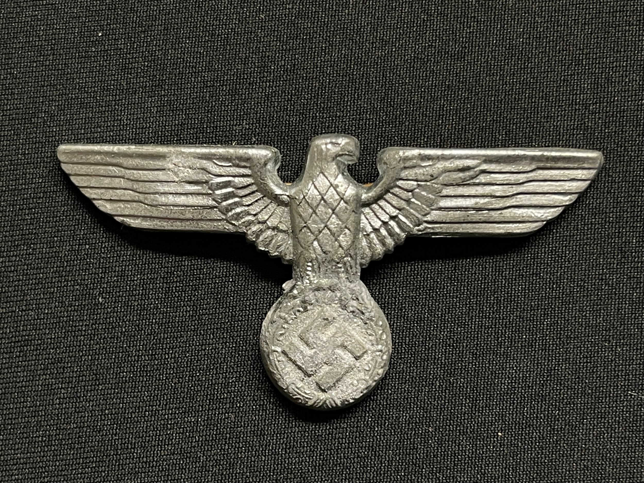 WW2 Third Reich Political Cap Eagle maker marked RZM M1/24: SA badge, maker marked RZM 22: Pair of - Image 3 of 7