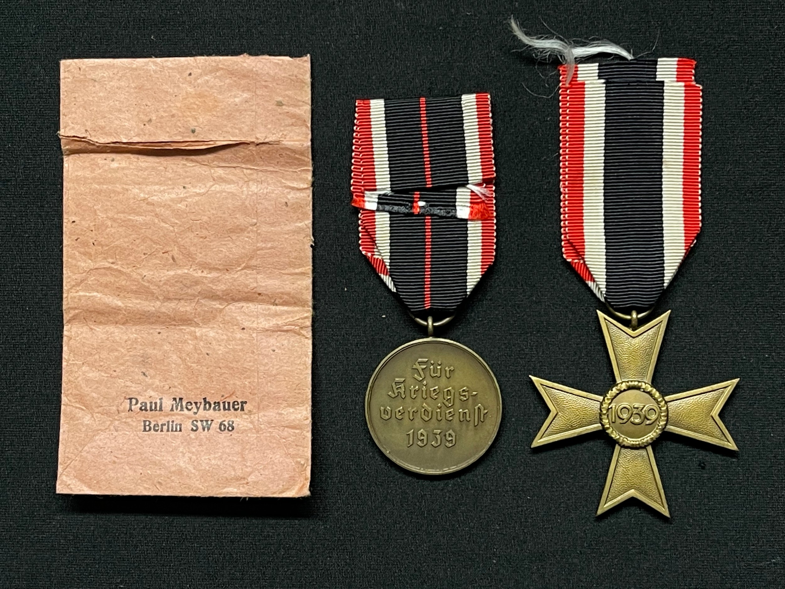 WW2 Third Reich Kriegsverdienstkreuz 2.Klasse ohne Schwerter - War Merit Cross 2nd Class without - Image 2 of 2