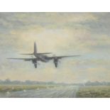 Peter Coombs (1929 - 2007) Mosquito Returns, No Snags signed, inscribed and titled to verso,