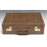 Designer Luggage - a Gucci triple briefcase, 48cm wide Provenance: Purchased by the vendor in the