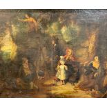 English School (first-half, 19th century) The Gypsy Camp oil on canvas, 51.5cm x 61cm Provenance: 1)
