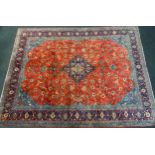 A Persian Sarough rug/carpet 380cm x 280cm