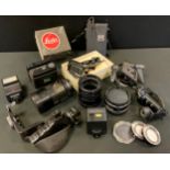 Camera equipment and accessories - medium format photography - a Leica Leitz Wetzlar Elmarit-R 180mm