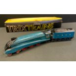 A Trix 1190 4-6-2 A4 locomotive and eight wheel tender "Wild Swan" 4467 2-rail tender drive, boxed