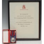 Royalty - Medal, GB, Elizabeth II, 1953 Coronation Medal, awarded to Mr. Cyril Hubbard, then