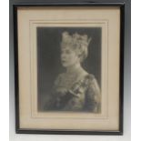 Royalty - Queen Mary (1867-1953), George V's consort, a signed official b/w portrait photograph,