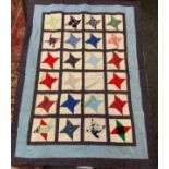 An American Friendship Patchwork Quilt, The International Officers Wives Club, Quantico, Virginia,