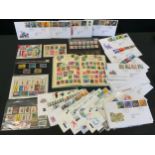 Stamps - FDCs and all world stamps 1997-2001, in albums and loose qty