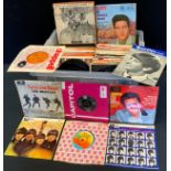 The Beetles-Revolver boxed stereo tape, approximately 200 vinyl singles, mixed genres including