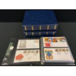 Stamps - FDCs 1990-1996, (72); four empty albums