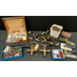 Tools & Scientific Instruments - Steam Pressure gauge parts; voltmeter; papers; bulbs; etc