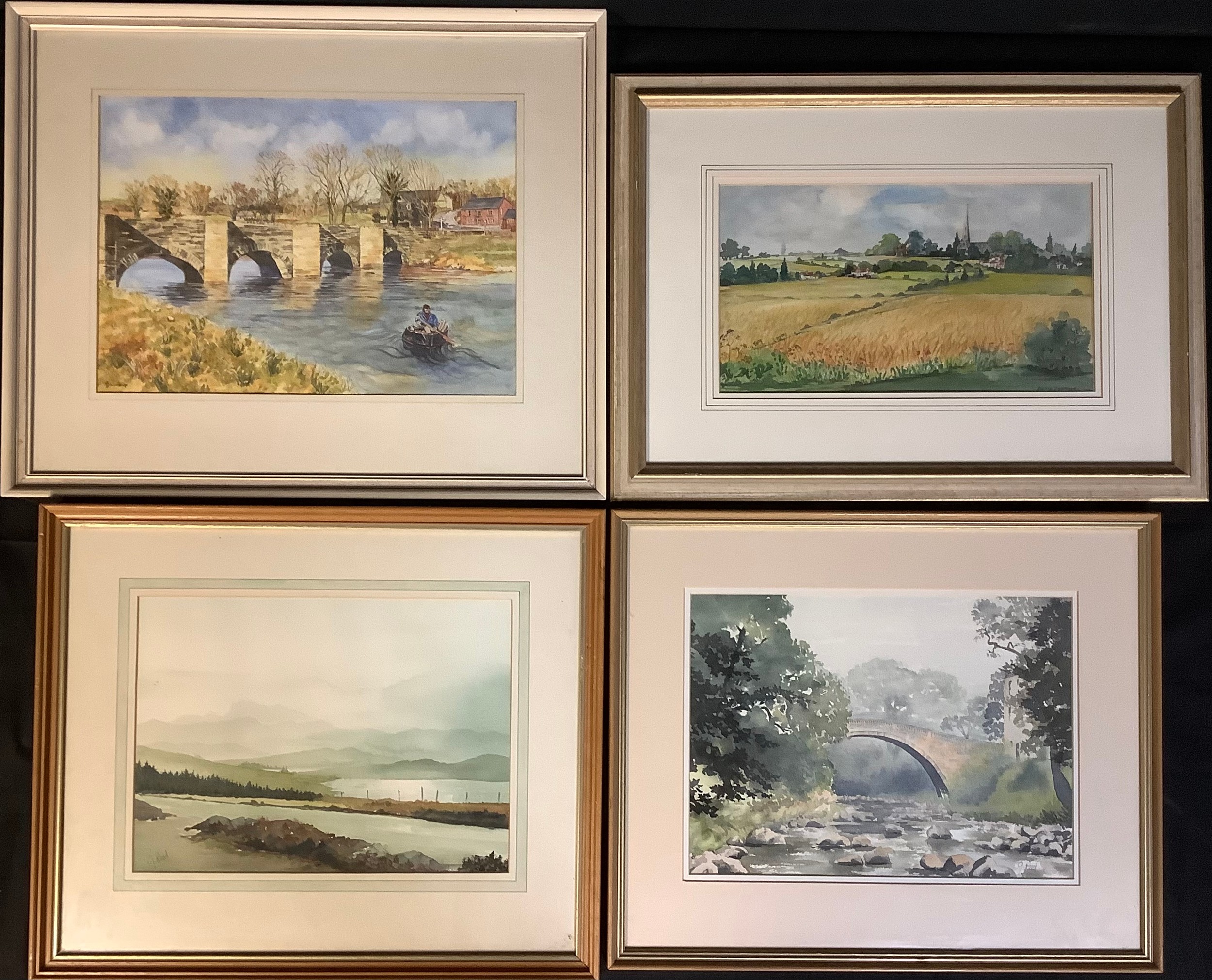 Pictures and Prints - a collection of watercolours, including Jan Reed, a pair; DJ Worsnup, The - Image 2 of 2