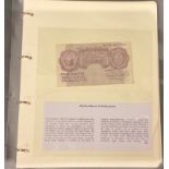 UK bank notes: folder containing a number of 1969/1971 definitive covers, also £5 note signed L K