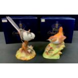 A Royal Crown Derby Bird model, Long-Tailed Tit, special Sinclairs limited edition, 58/100;