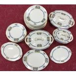 A Grindley Chelsea Ivory part dinner service, printed marks