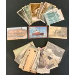 Postcards - early 20th century inc Maritime, Topographical, architectural etc inc European