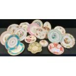 Decorative Plates - Ridgway, Daniels, Staffordshire, etc, c.1850 and later