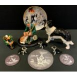 A Royal Doulton figure, The Master, HN2325; other, Sheep Dogs a Shepherd; etc