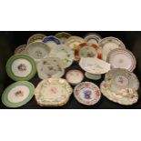 Decorative Plates - Daniels; Ridgway; Staffordshire; etc