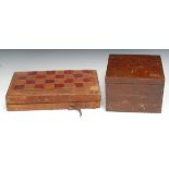 A 19th century bone Barleycorn pattern part chess set, red stained opposition, the Kings 11cm