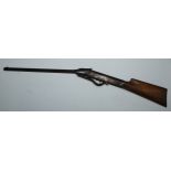 A Gem .177 calibre break-barrel air rifle, walnut stock, marked Depose, 5.7.88, 89cm long overall