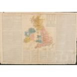 Davies, Benjamin, Geographical Map of the British Islands, Calculated for the Study and