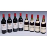 Claret, four bottles, 1985 Château Faurie de Souchard Saint-Émilion Grand Cru, 75cl, labels good,