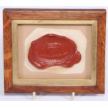 The British Empire/African History - Zimbabwe [Rhodesia] - Rudd Concession Period - a wax seal